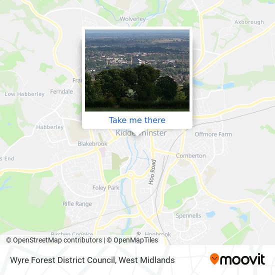 Wyre Forest District Council map