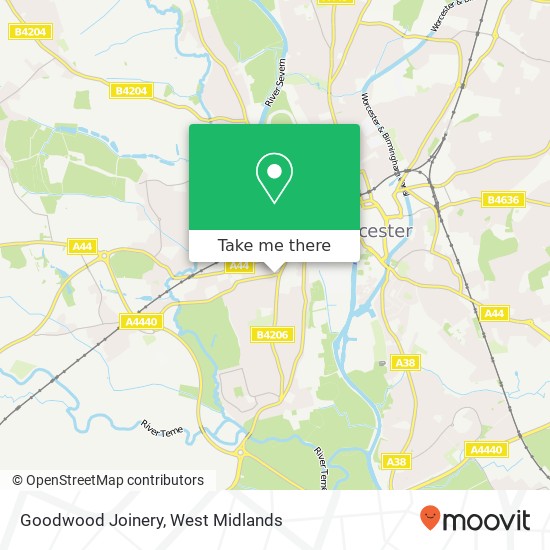 Goodwood Joinery map