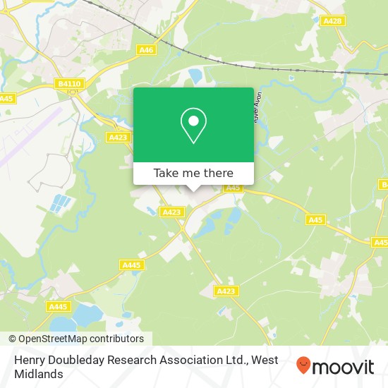 Henry Doubleday Research Association Ltd. map