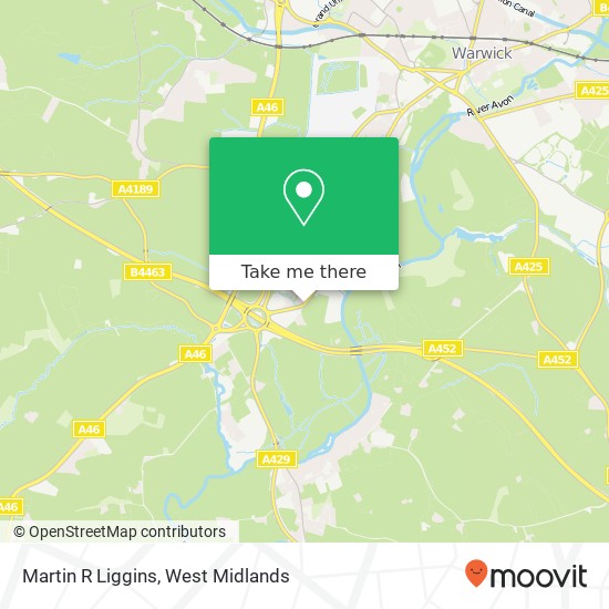 Martin R Liggins map