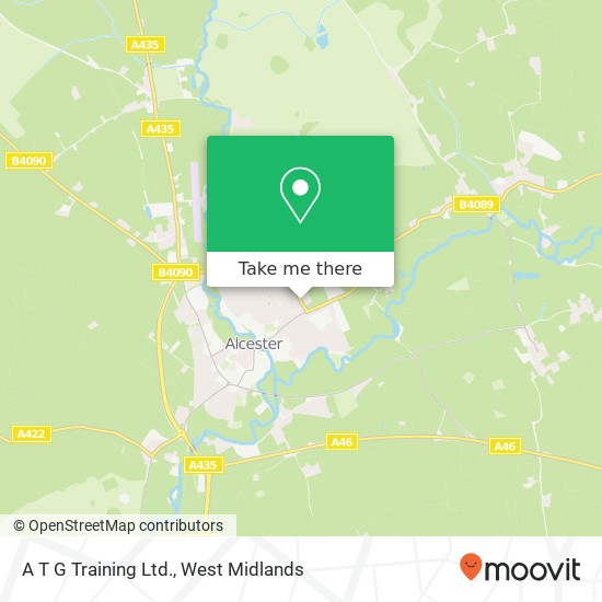 A T G Training Ltd. map