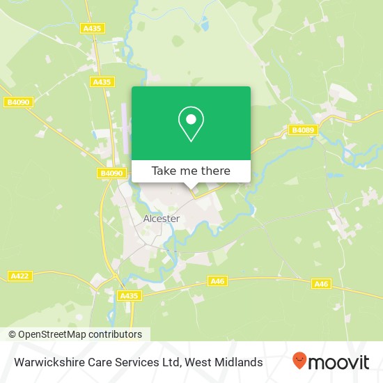 Warwickshire Care Services Ltd map
