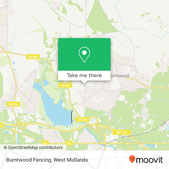 Burntwood Fencing map