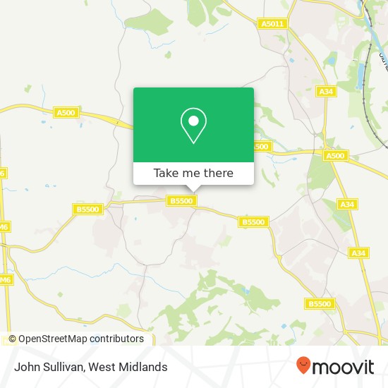 John Sullivan map