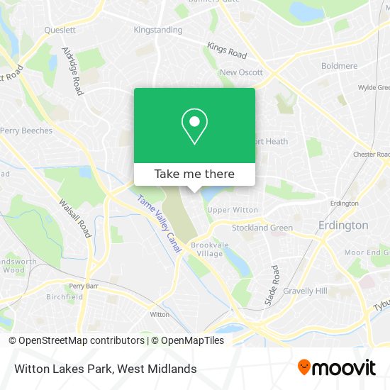 Witton Lakes Park map