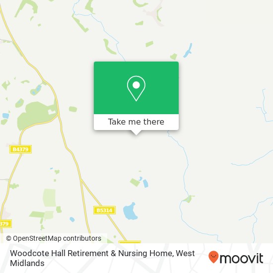 Woodcote Hall Retirement & Nursing Home map