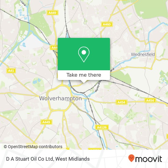 D A Stuart Oil Co Ltd map