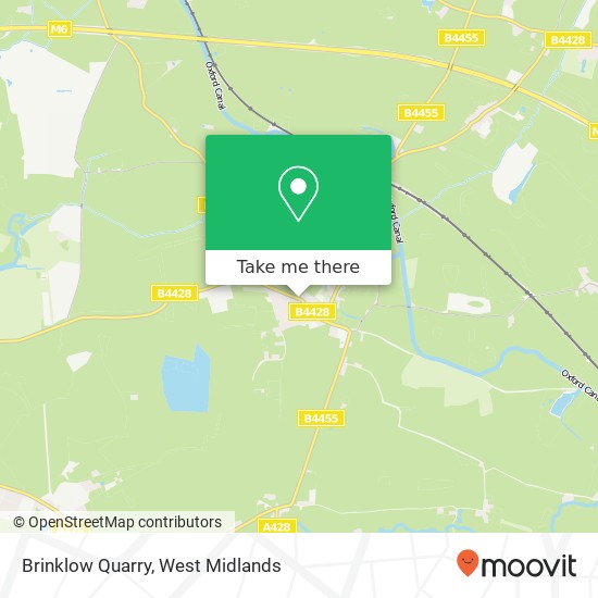Brinklow Quarry map