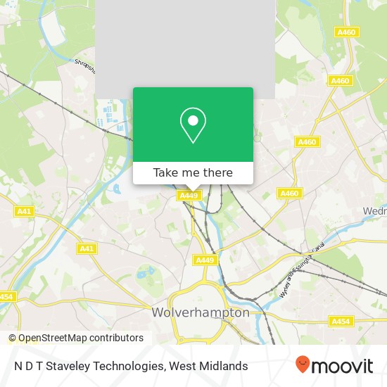 N D T Staveley Technologies map