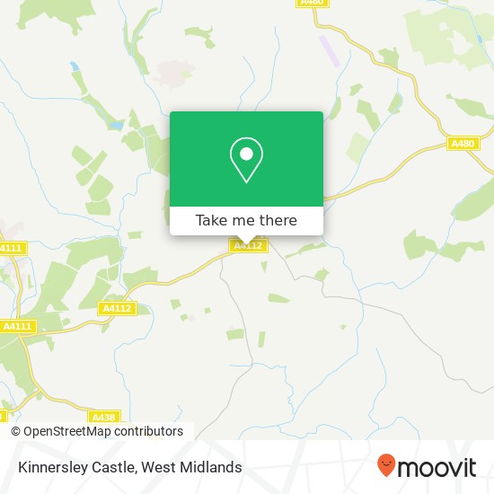 Kinnersley Castle map