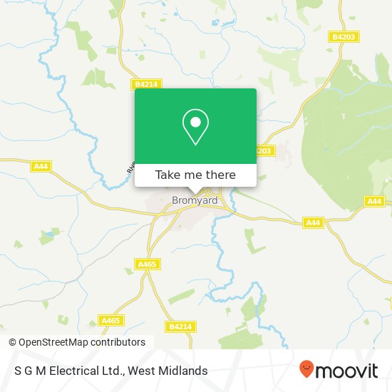 S G M Electrical Ltd. map