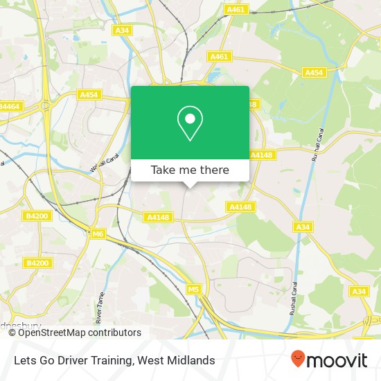 Lets Go Driver Training map
