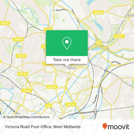 Victoria Road Post Office map