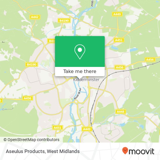 Aseulus Products map