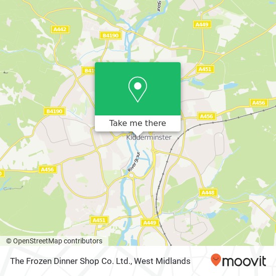 The Frozen Dinner Shop Co. Ltd. map