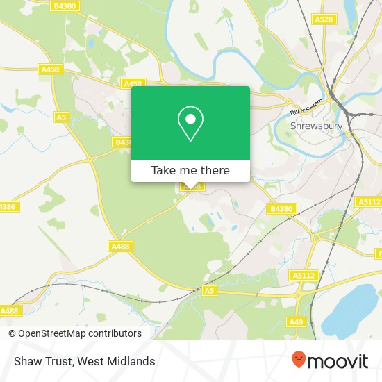 Shaw Trust map