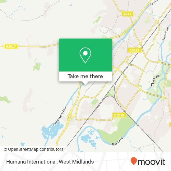 Humana International map