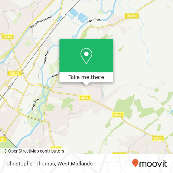 Christopher Thomas map
