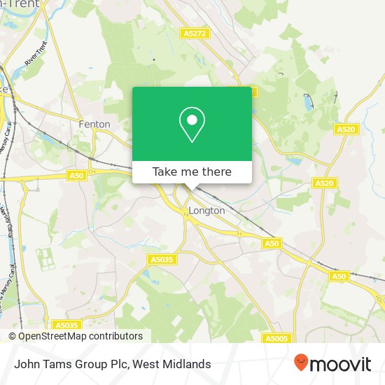 John Tams Group Plc map