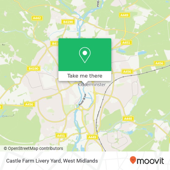 Castle Farm Livery Yard map