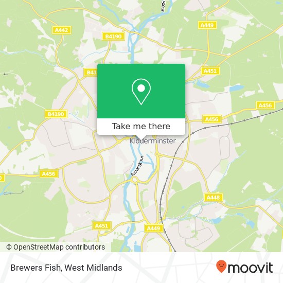 Brewers Fish map