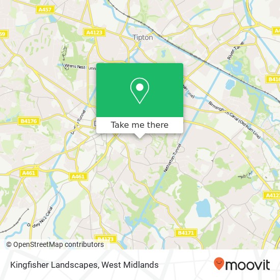 Kingfisher Landscapes map