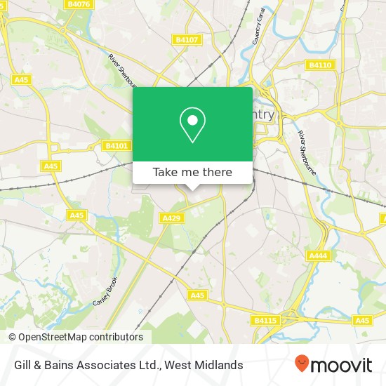Gill & Bains Associates Ltd. map