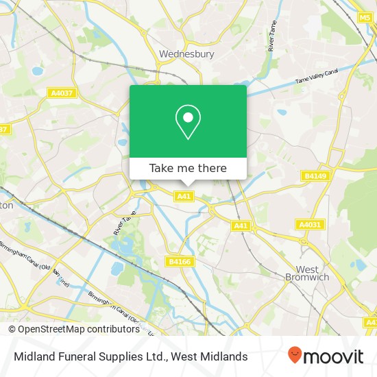 Midland Funeral Supplies Ltd. map