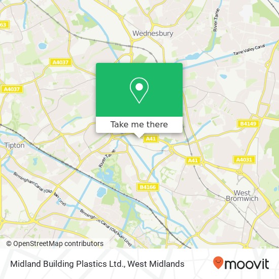 Midland Building Plastics Ltd. map