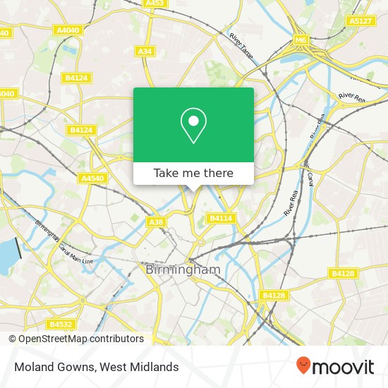 Moland Gowns map