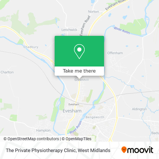 The Private Physiotherapy Clinic map