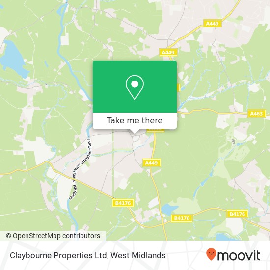 Claybourne Properties Ltd map
