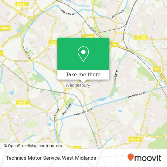 Technics Motor Service map