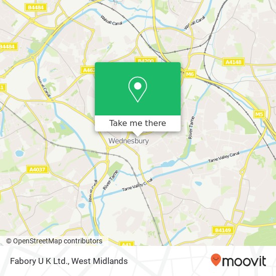 Fabory U K Ltd. map