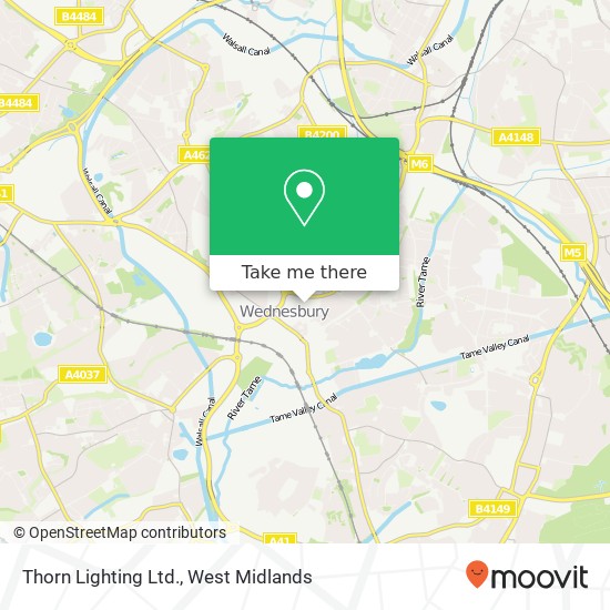 Thorn Lighting Ltd. map