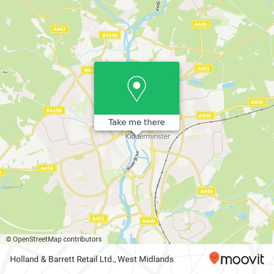 Holland & Barrett Retail Ltd. map