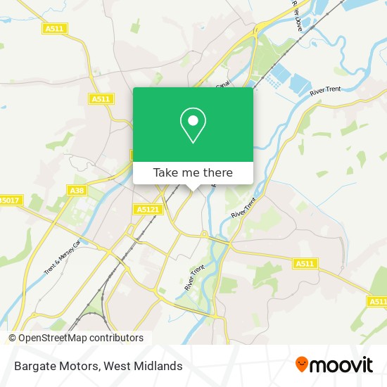 Bargate Motors map