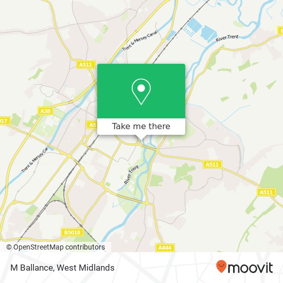 M Ballance map