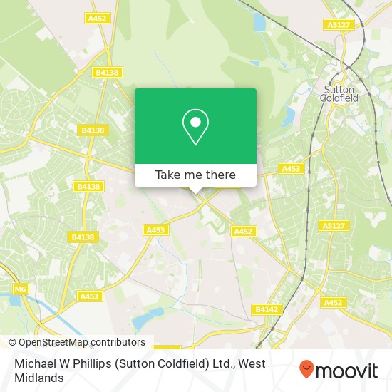 Michael W Phillips (Sutton Coldfield) Ltd. map