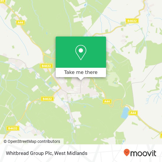 Whitbread Group Plc map