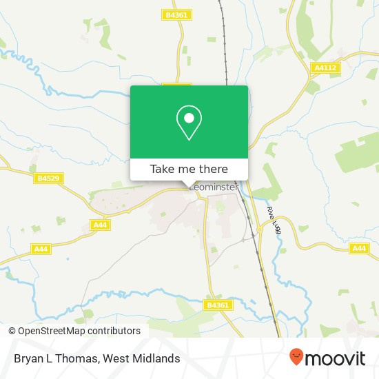 Bryan L Thomas map