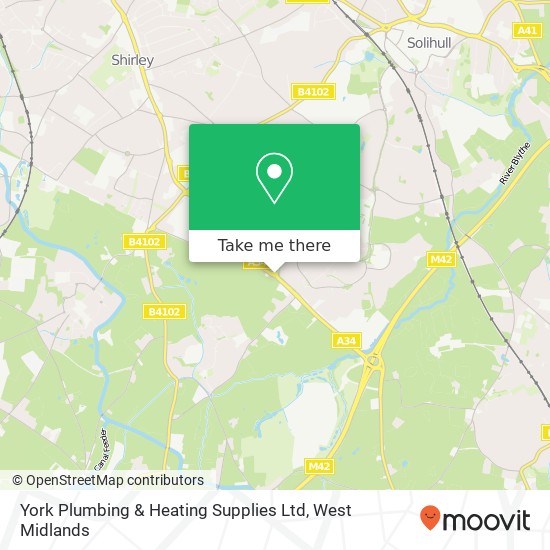 York Plumbing & Heating Supplies Ltd map