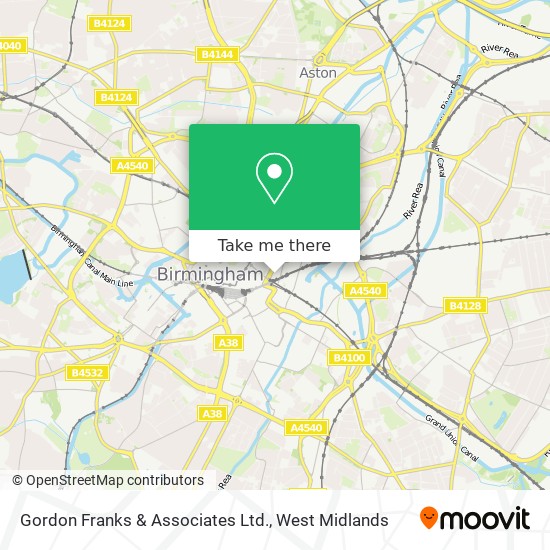 Gordon Franks & Associates Ltd. map