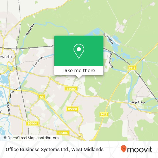 Office Business Systems Ltd. map