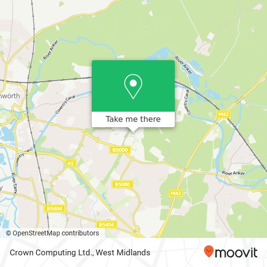 Crown Computing Ltd. map