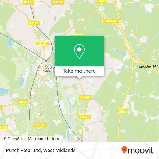 Punch Retail Ltd map