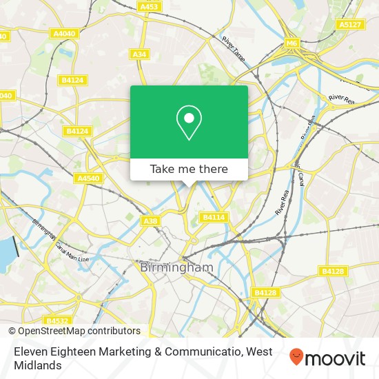 Eleven Eighteen Marketing & Communicatio map