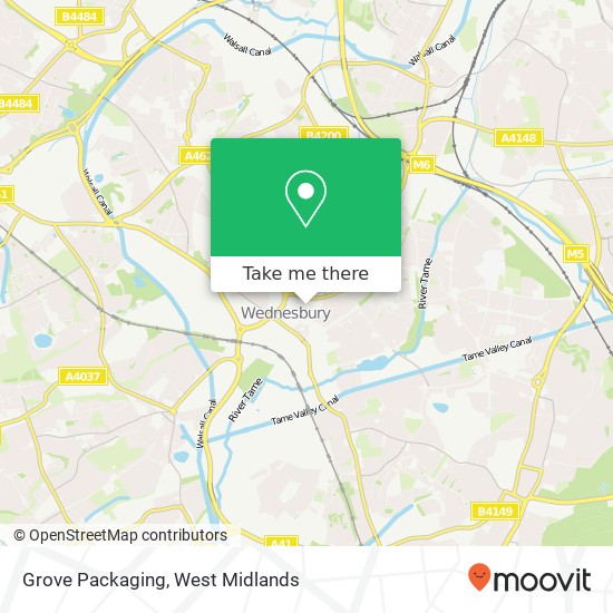 Grove Packaging map