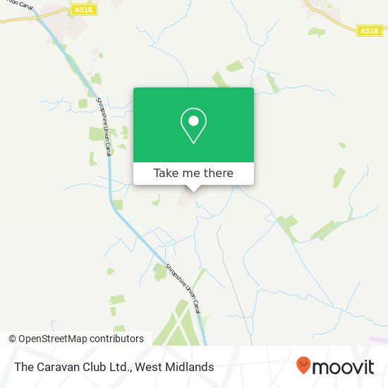 The Caravan Club Ltd. map