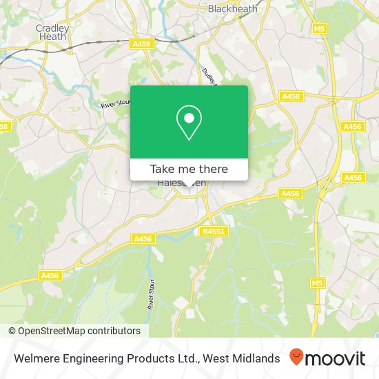 Welmere Engineering Products Ltd. map